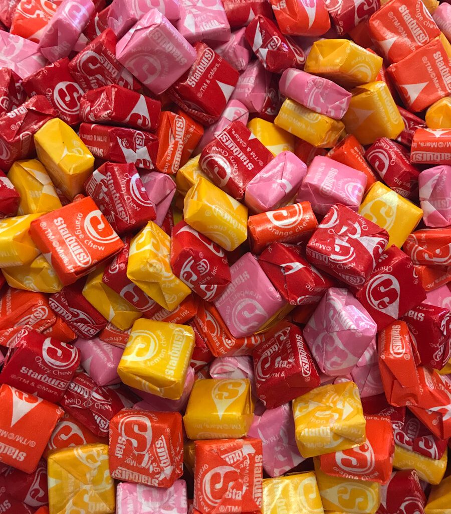 assorted-color candy pack lot
